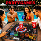 DRINK-A-PALOOZA: The Monopoly of Drinking Game | The Party Board Game that Combines Beer Pong, Flip Cup, Kings Cup, Drinking Card Games & More Fun