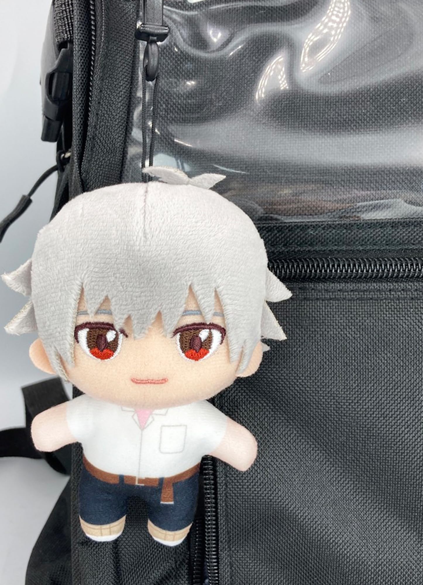 Great Eastern Entertainment Evangelion New Movie - Kaworu Nagisa (School Uniform) Mini Plush Plush w/Hook Clip 4.5"