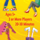MindWare Legs Crossed - The Silly Get-Up & Go-Fish Card Game for Kids & Adults