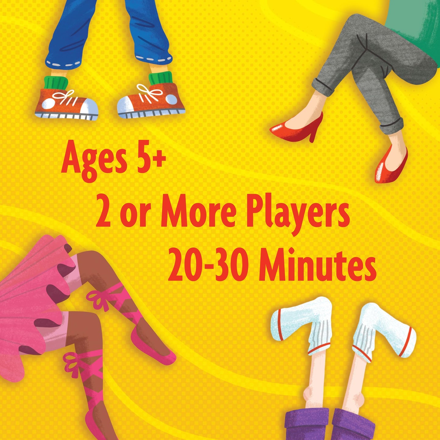 MindWare Legs Crossed - The Silly Get-Up & Go-Fish Card Game for Kids & Adults