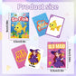Kids Card Games, Go Fish Card Game, Old Maid Card Game, Card Games For Kids 4-8, Fun Educational Cards for Toddler 2-4 Years, Great for Family Table