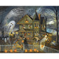 Bits and Pieces 4 Jigsaw Puzzle Set 500 Piece Puzzles for Adults, 4-in-1 Halloween Puzzles Set - Large 16" x 20" Jigsaw Puzzles 500 Pieces - Haunted