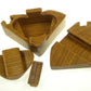 Super-Man, Superhero, Handcrafted Wooden Puzzle Box with Secret Compartment, All Natural Intarsia Wood Art