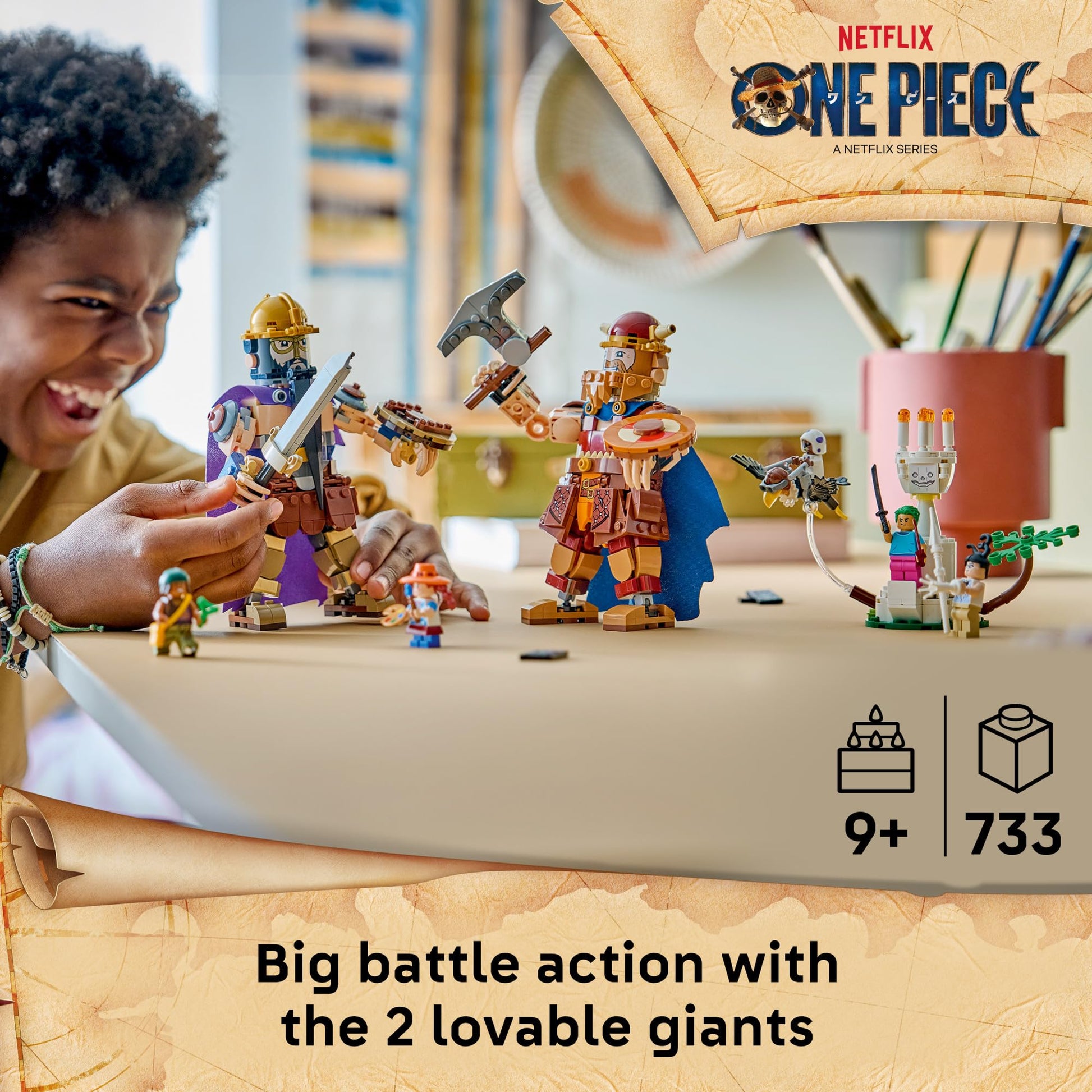 LEGO ONE PIECE Dorry vs. Brogy - Giants of Little Garden 75644