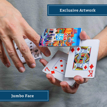 Boardwalk Puzzles Premium Featherlight Unique Playing Cards, Fun Themed Deck for Home and Travel | Route 66