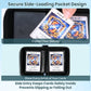 Mini Trading Card Binder Album, 1 Pocket Card Binder with 20 Double-Sided Pages 40 Pockets, Side Loading Small Card Binder for Trading Cards, Single