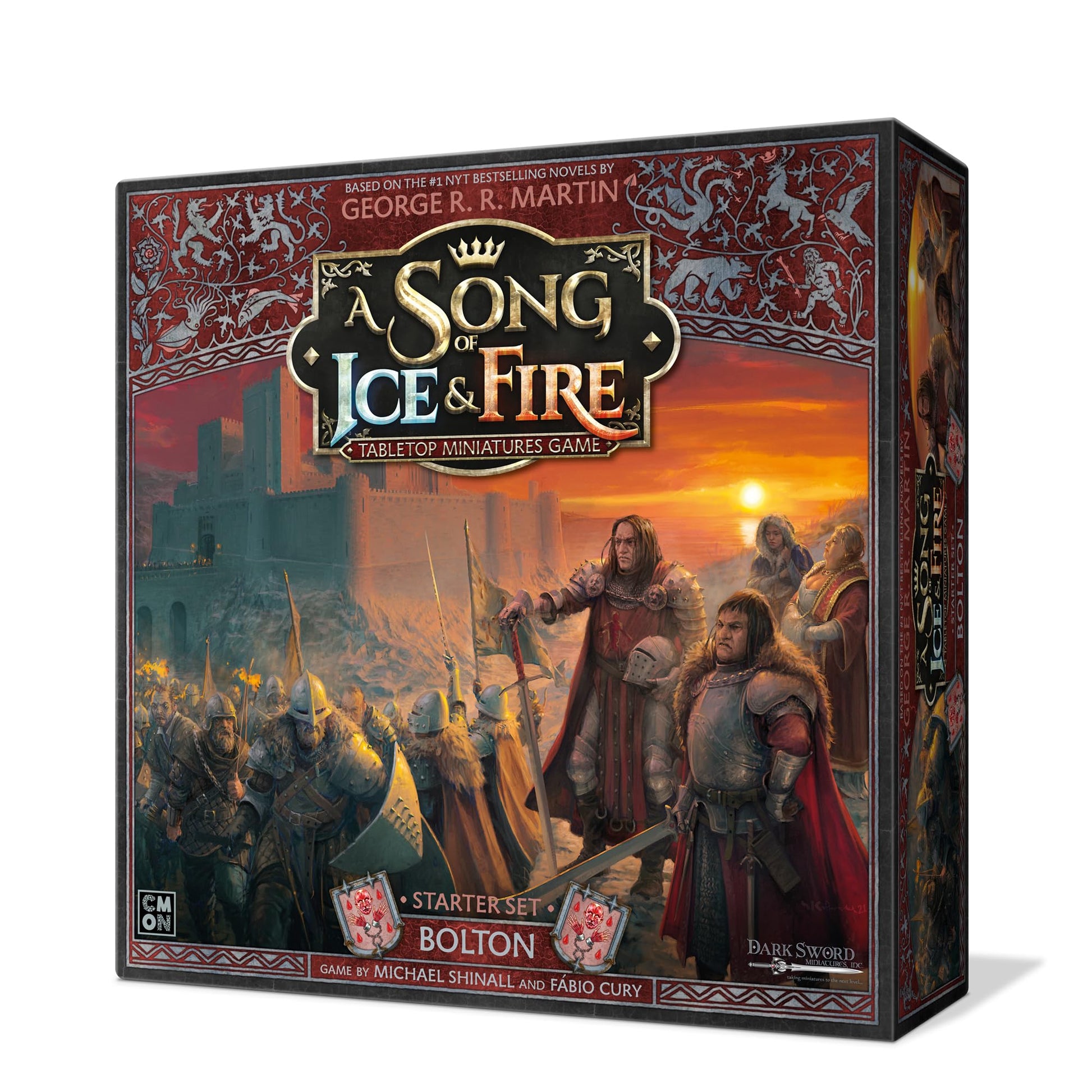 CMON A Song of Ice & Fire Tabletop Miniatures Game Bolton Starter Set - Strategy Game for Ages 14+, 2+ Players, 45-60 Minute Playtime, Made