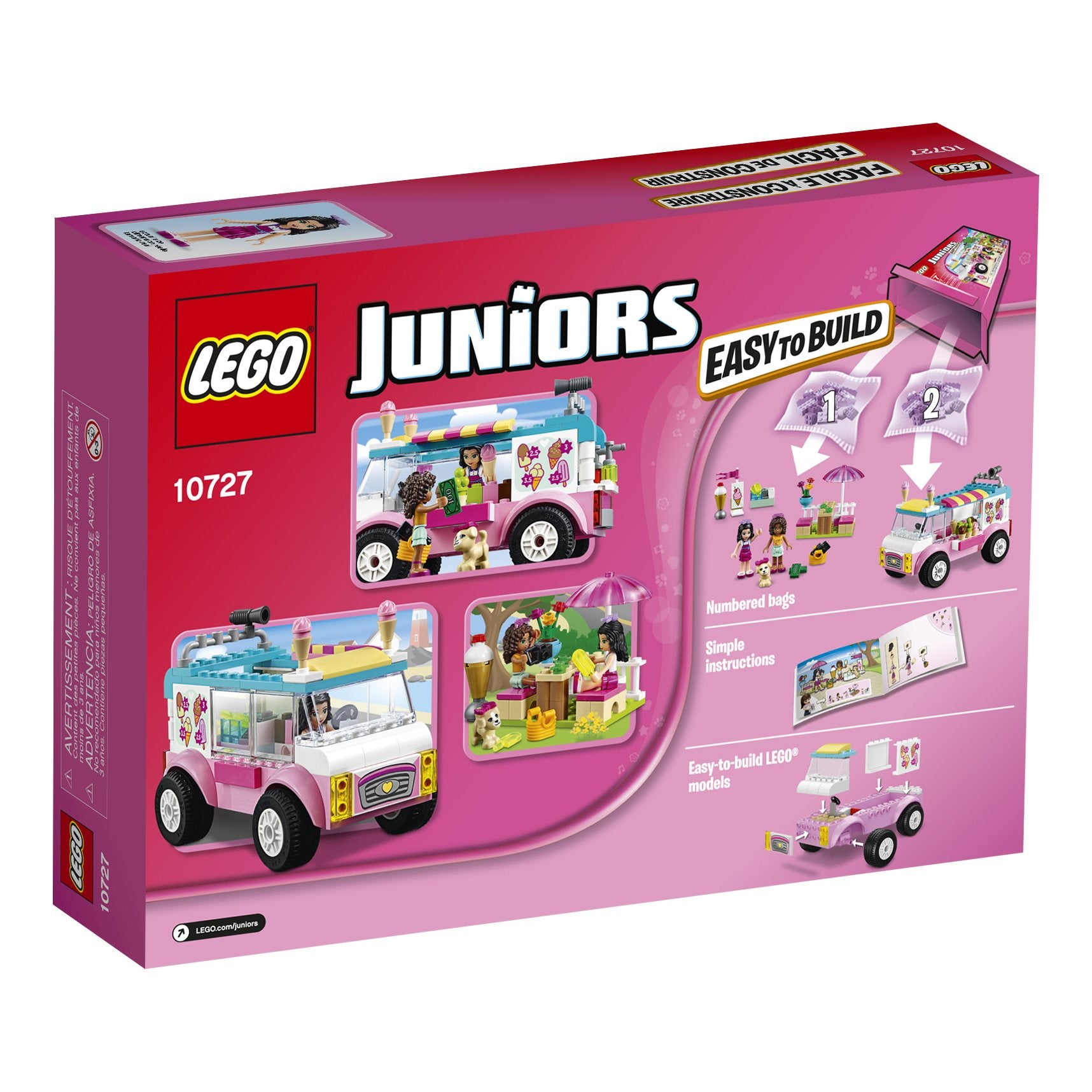 LEGO Juniors Emma's Ice Cream Truck 10727 Toy for 4-Year-Olds