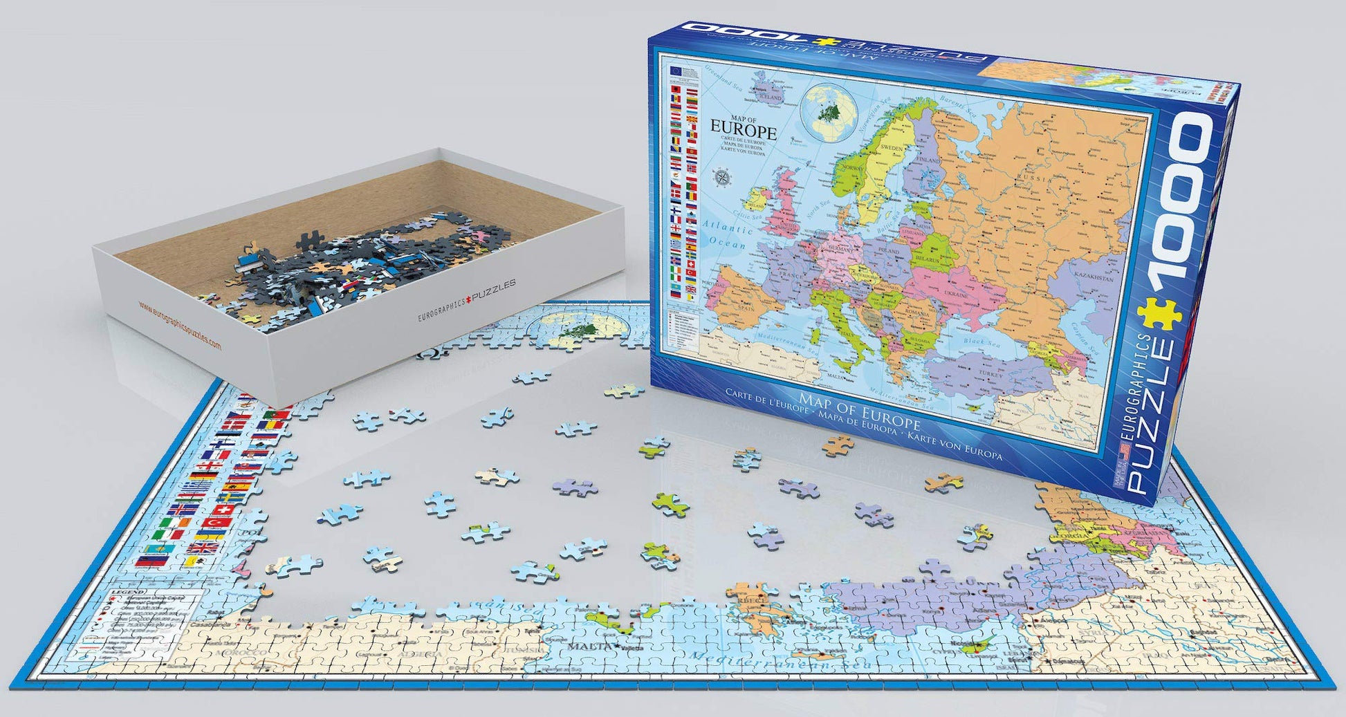 EuroGraphics Map of Europe Puzzle (1000 Piece)