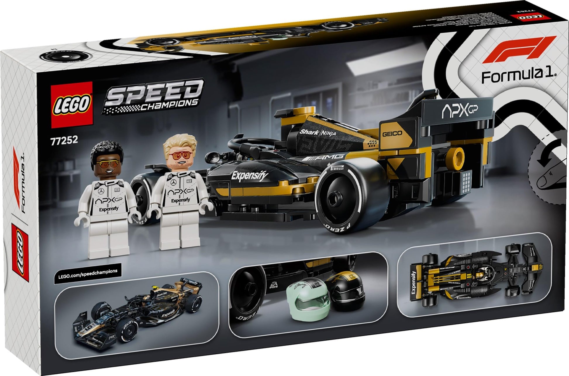 LEGO Speed Champions APXGP Team Race Car from F1 The Movie - Building Toy for Boys, Girls, & Kids, Ages 10+ - Pretend Play Racing Vehicle with 2