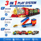 Electric Train Set Christmas Train Toys for Boys with Smokes, Lights and Sound (ON/Off) Train Set Under Christmas Tree, Toddler Model Trains for 3 4 5