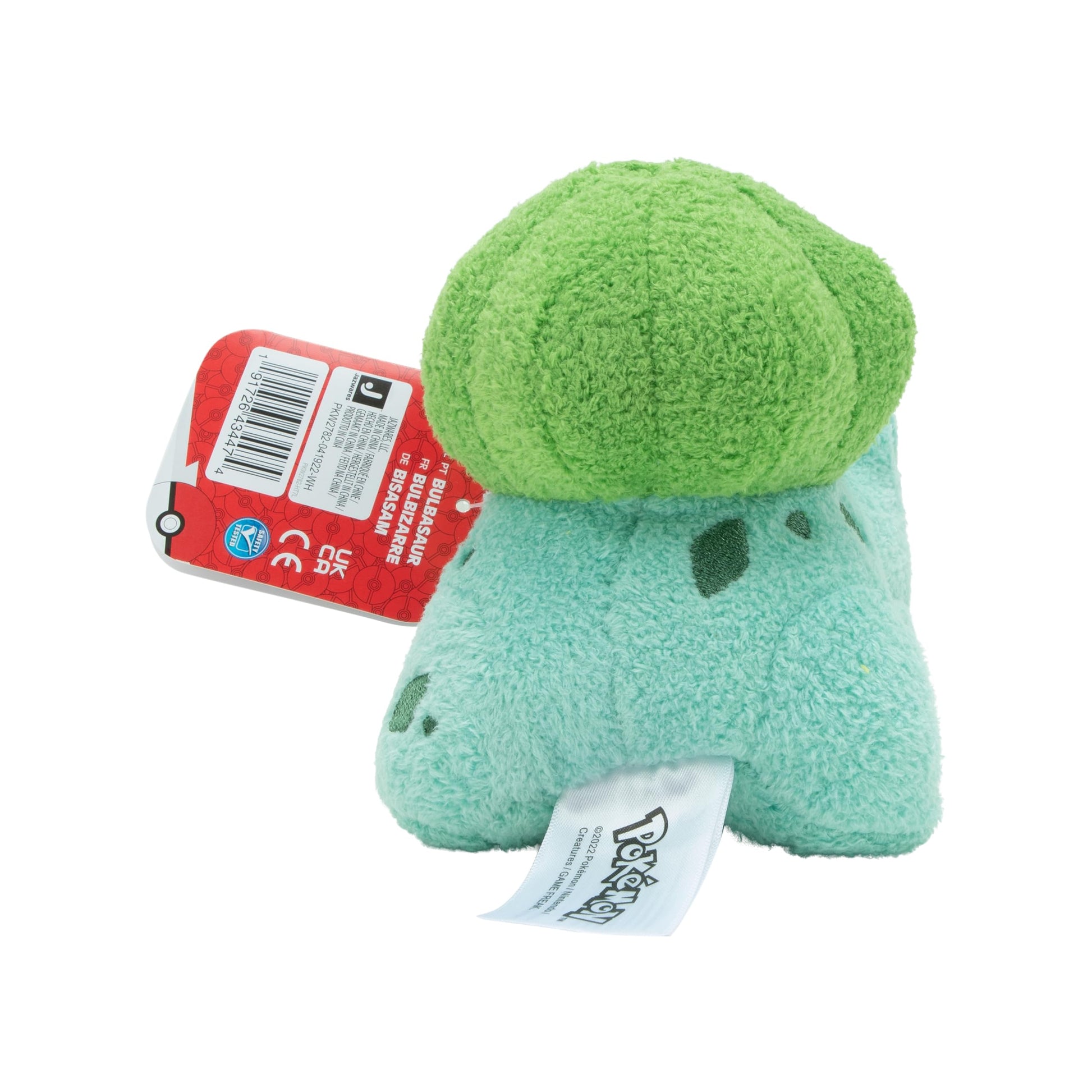 Pokèmon pkw2782 Bulbasaur Sleeping PLUSH-5-Inch Premium Plush, Multi