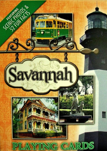Savannah Georgia Souvenir Playing Cards