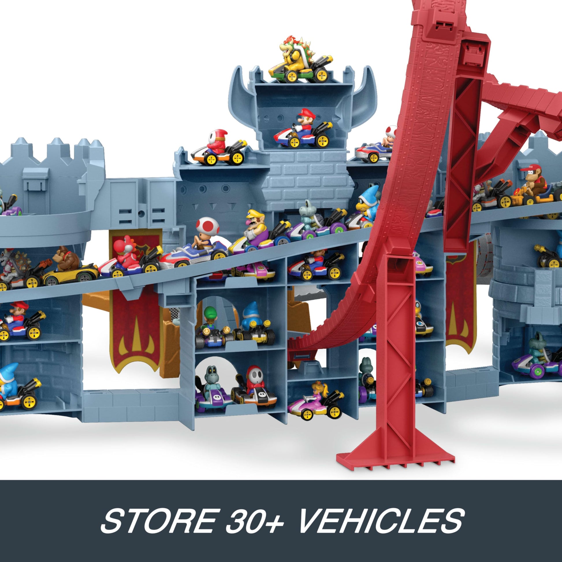 Hot Wheels Mario Kart Bowser’s Castle Playset & Kamek