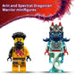 LEGO NINJAGO Arin’s Spinjitzu Battle Mech Building Toy - Ninja Building Set for Kids, Ages 7+ - with Arin, Baby Ryu, & Villain Minifigures - Gift Idea