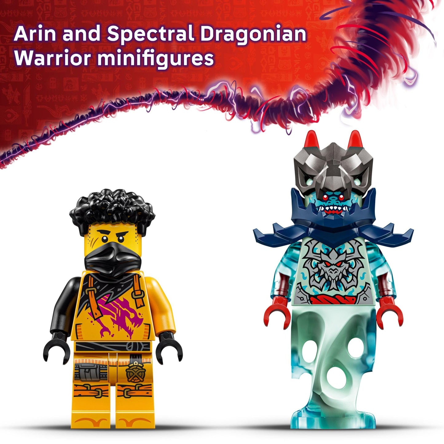 LEGO NINJAGO Arin’s Spinjitzu Battle Mech Building Toy - Ninja Building Set for Kids, Ages 7+ - with Arin, Baby Ryu, & Villain Minifigures - Gift Idea