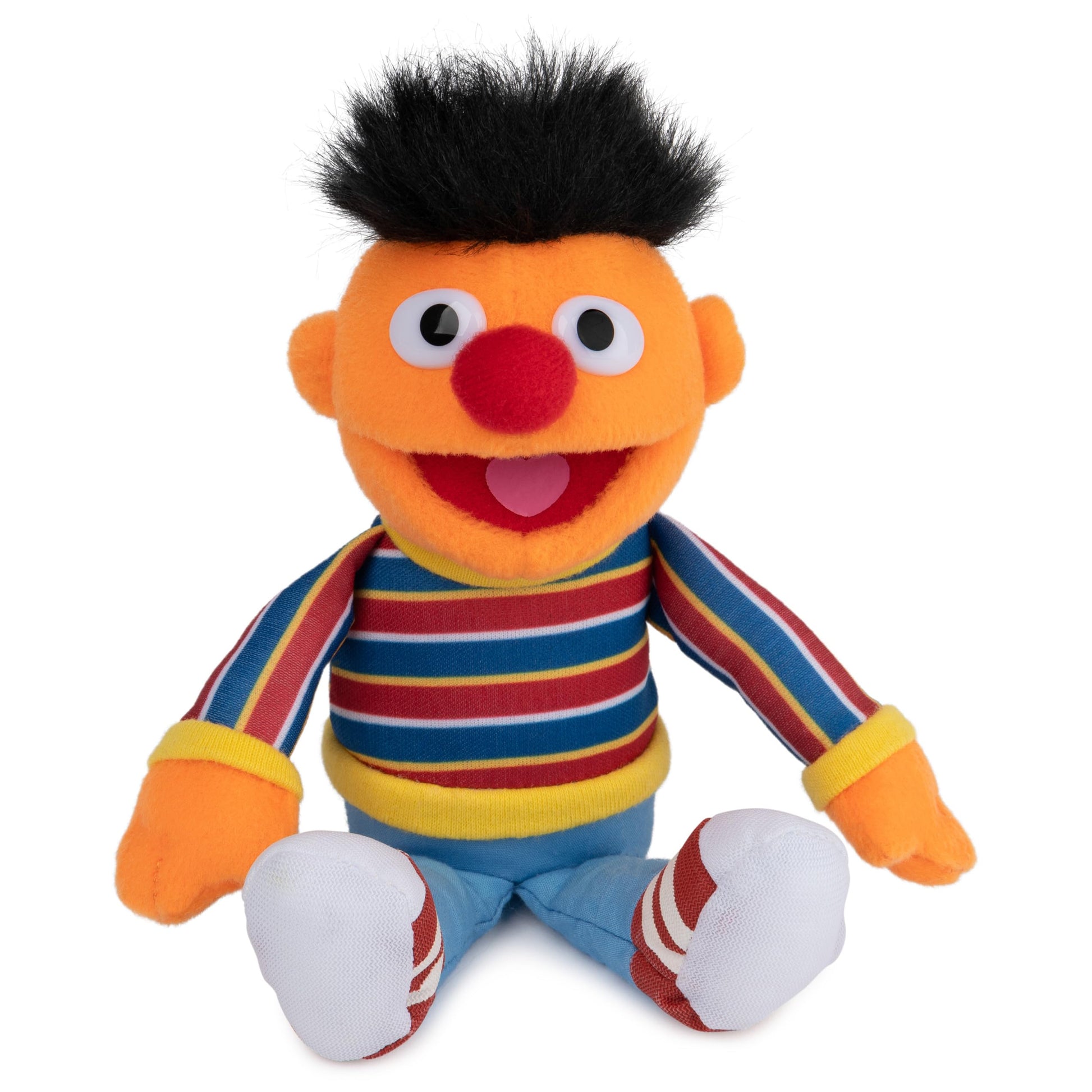 GUND Sesame Street Official Ernie Muppet Beanbag, Premium Plush Toy for Ages 1 & Up, Orange, 6.5”