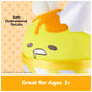 GUND Sanrio Gudetama The Lazy Egg Stuffed Animal, Gudetama Ice Cream Cup, Plush Toy for Ages 1 and Up, 9”