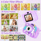 Unicorn Camera for Kids - Toddler Digital Selfie Camera with Silicone Cover, Flash and 32GB SD Card - Children Toy HD Video Kids Camera for Girls and