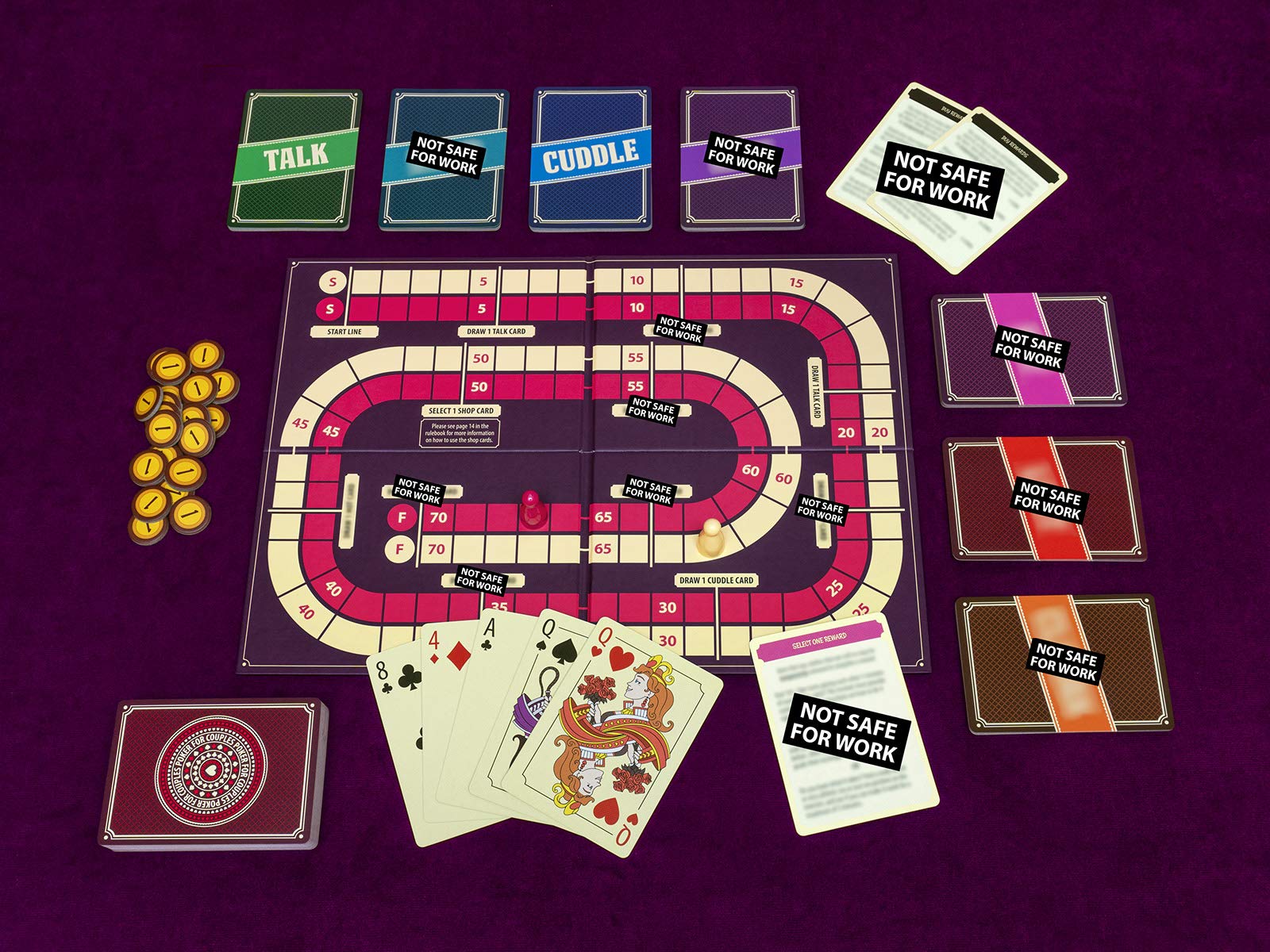 Poker for Couples - A Romantic and Daring Game for Couples - Over 200 Fun Dares and Intimate Questions for Date Night - Quick and Advanced Versions