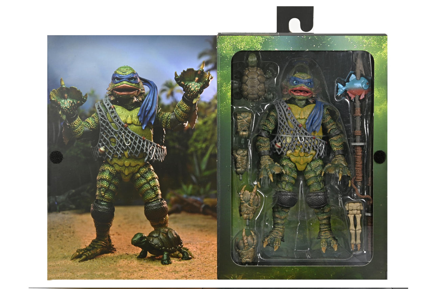 Universal Monsters/Teenage Mutant Ninja Turtles - 7” Scale Action Figure - Leonardo as the Creature