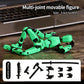Outeat Assembly Completed Titan 13 Action Figures Set,3D Printed Multi-Jointed Movable Nova 13 Robot T-13 Lucky 13 Collectible Figurines Model