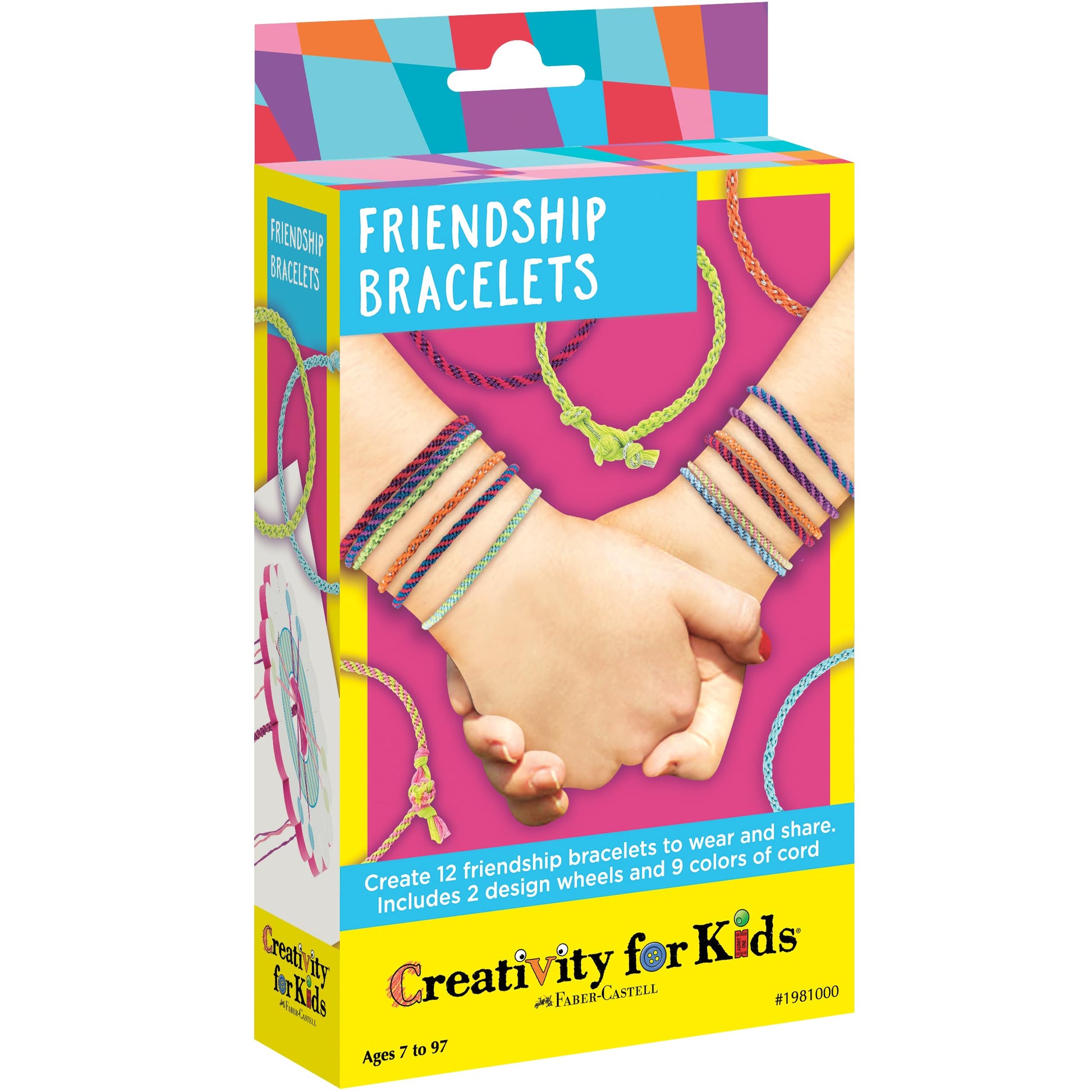Creativity for Kids Friendship Bracelets Kit, Summer Fun DIY Craft Kit (Ages 7+)