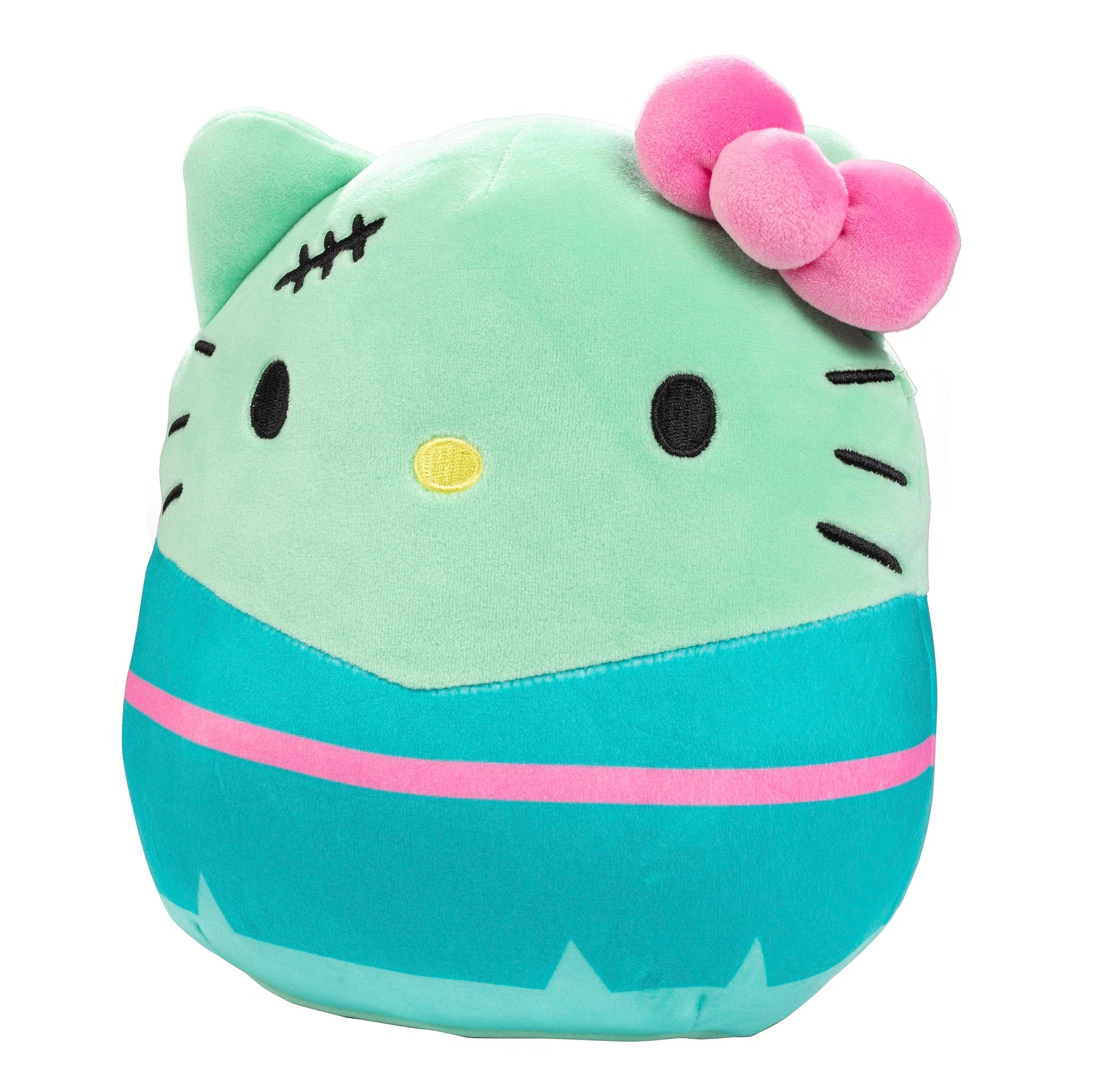 Squishmallows 8" Hello Kitty FrankenKitty- Officially Licensed Kellytoy Halloween Sanrio Plush- Collectible Soft Squishy Stuffed Animal Toy- Add