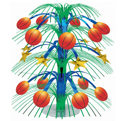Basketball Cascade Centerpiece, Party Decoration