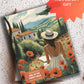 TUMBAUMBA, Puzzle for Adults 1000 Pieces, Art Jigsaw Puzzles, Colorfull Landscape Puzzles Girl in The Poppy Field, Mate Finish, Poster Included 1000