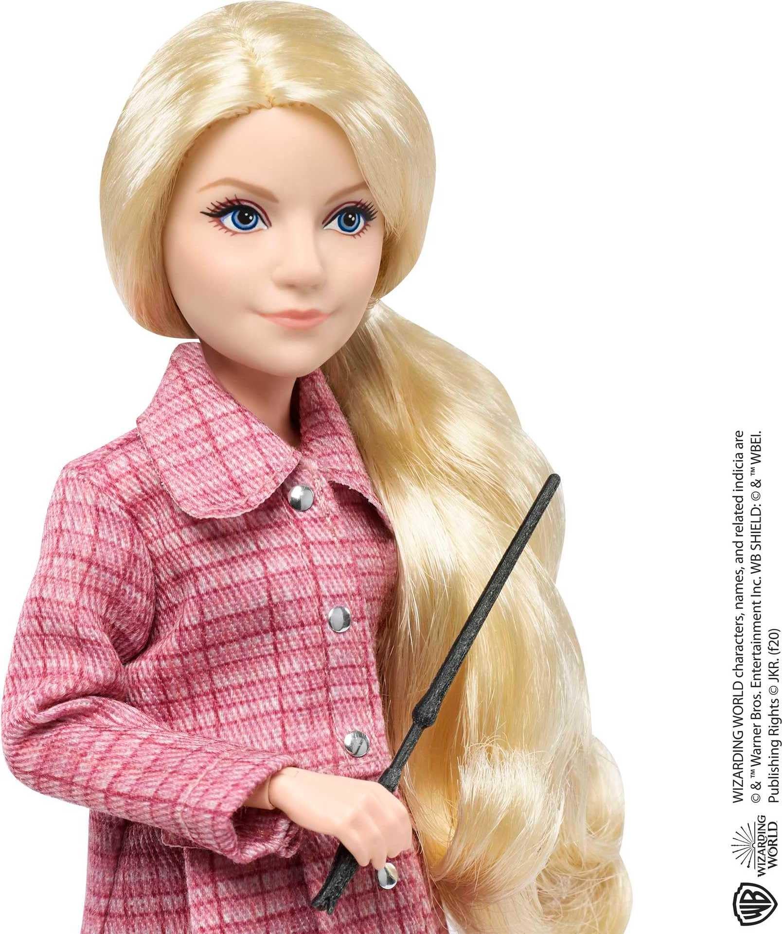 Mattel Harry Potter Collectible Toy, Luna Lovegood Doll & Accessories, Signature Look with Quibbler & Spectrespecs