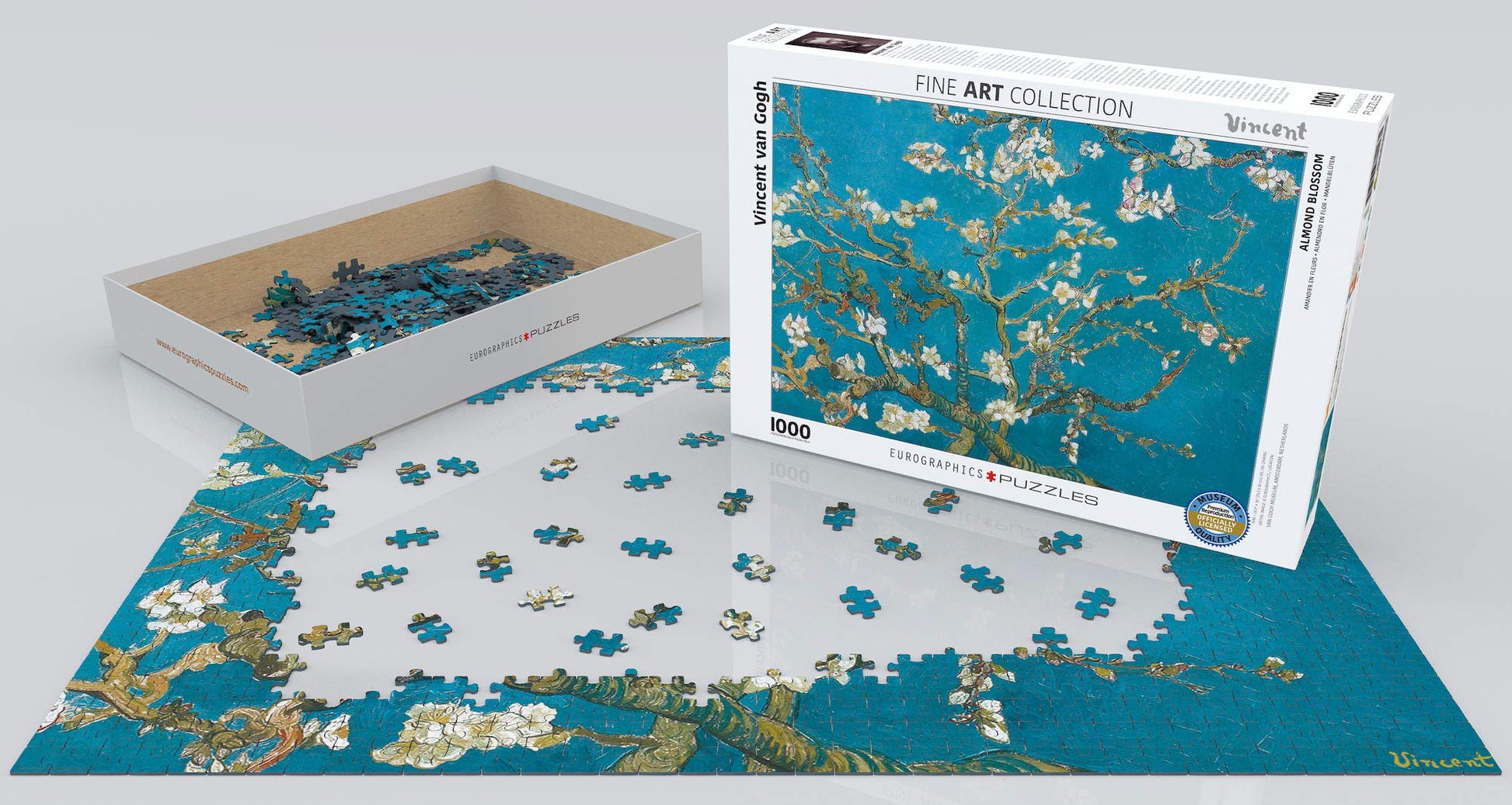 Eurographics Almond Branches by Vincent Van Gogh 1000-Piece Puzzle