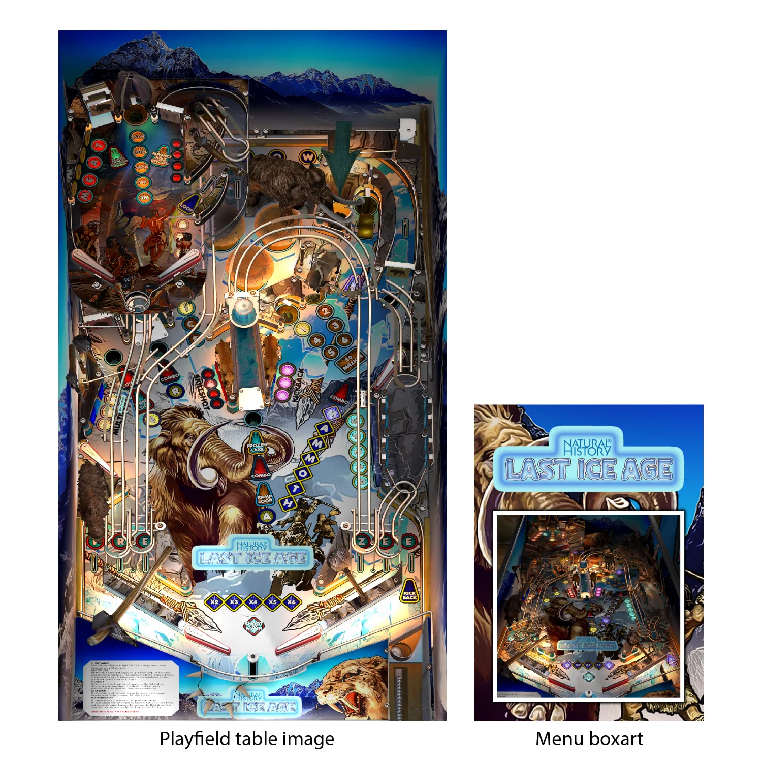 AtGames Natural History Pinball Pack Game Card for All Legends Arcade Machines, Download and Play Pinball Games Amazonia, Dinosaur Dynasty
