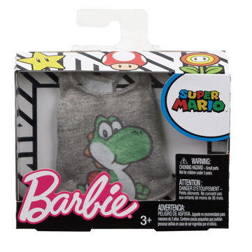 Barbie Fashion Super Mario, Grey Tee