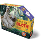 Madd Capp Puzzles Jr. - I AM Lil’ Sloth - 100 pieces - Animal Shaped Jigsaw Puzzle