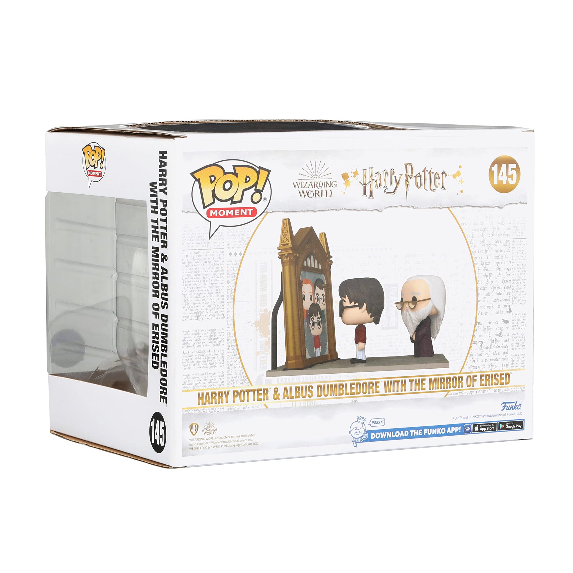 Funko: POP! Moment Harry Potter and Albus Dumbledore with The Mirror Erised, Grow Your Wizarding World Collection Today, Vinyl Collectible, Amazon