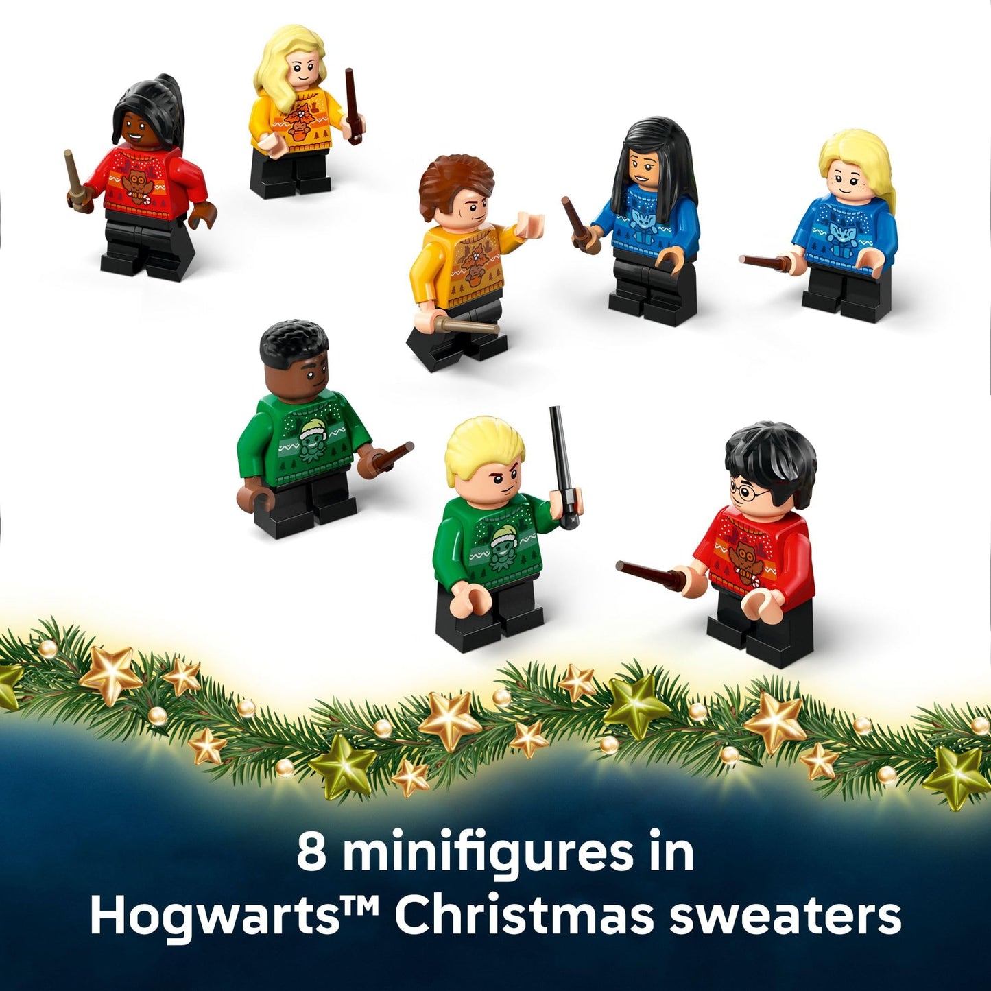 Lego Harry Potter Advent Calendar 2025 Kids Toy - Holiday Countdown for Boys & Girls, 7+ - 24 Buildable Surprises, Including Harry, Draco & Luna