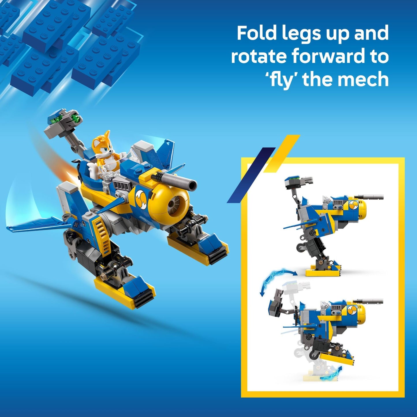 LEGO Sonic the Hedgehog Cyclone vs. Metal Sonic - Building Toy for Kids, Boys and Girls, Ages 8+ - Mech Suit with Minifigures for Pretend Play - Gift