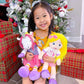 Plushible Soft Baby Doll Unicorn, 18 Inch - Plush Rag Doll with 2 Clothing Sets, My First Plush for Girls, Babies & Infants, Soft Baby Stuffed Toy