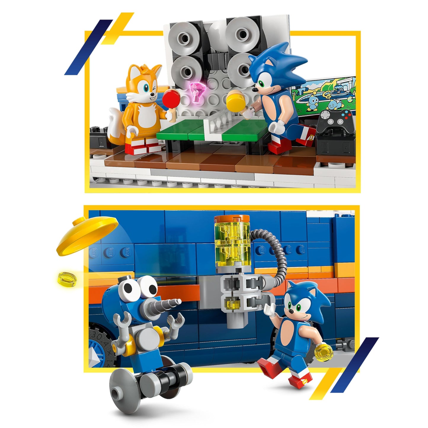 LEGO Sonic the Hedgehog Team Sonic Command Truck Building Toy - Pretend Play Vehicle W/5 Figures for Boys & Girls, Ages 8+ - Toy Building Blocks