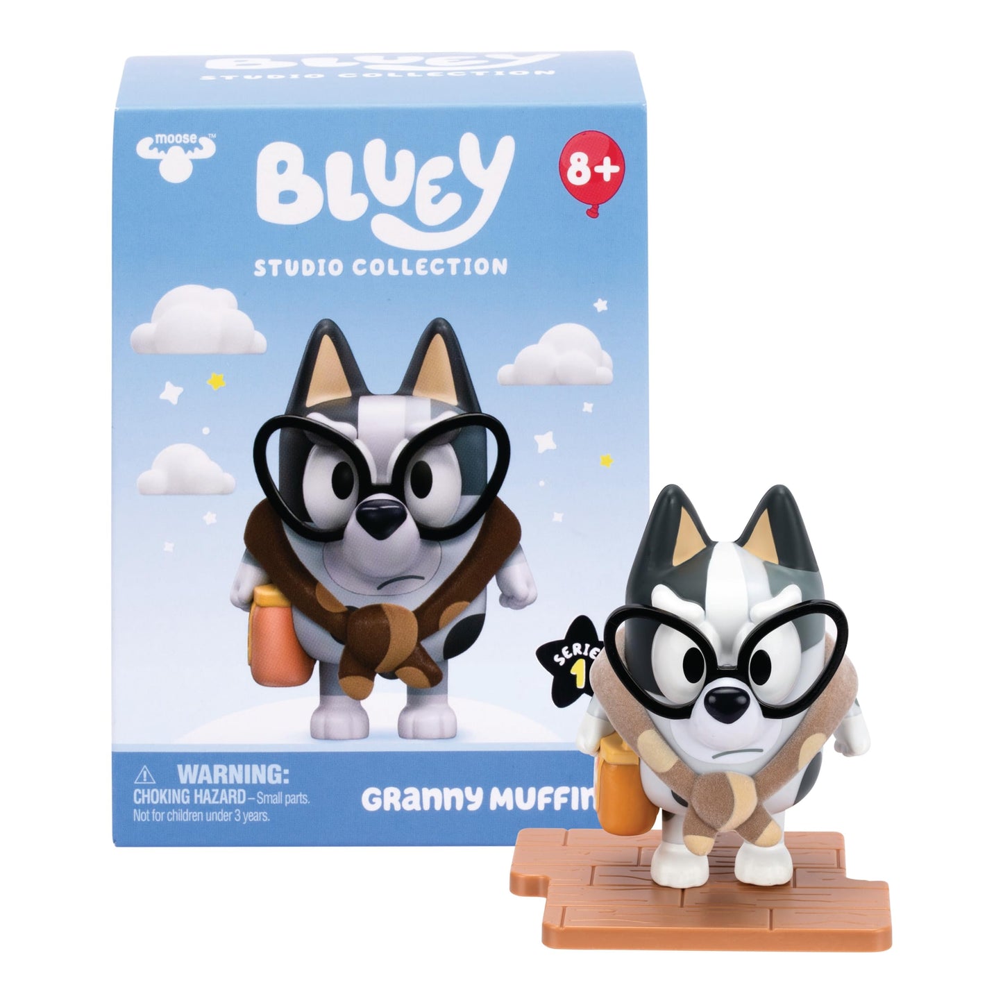 Bluey Studio Collector Figure, Granny Muffin, 4-Inch Premium