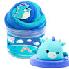 Original Squishmallows Scented Slime Jar, Blue Raspberry Tatiana the Dragon