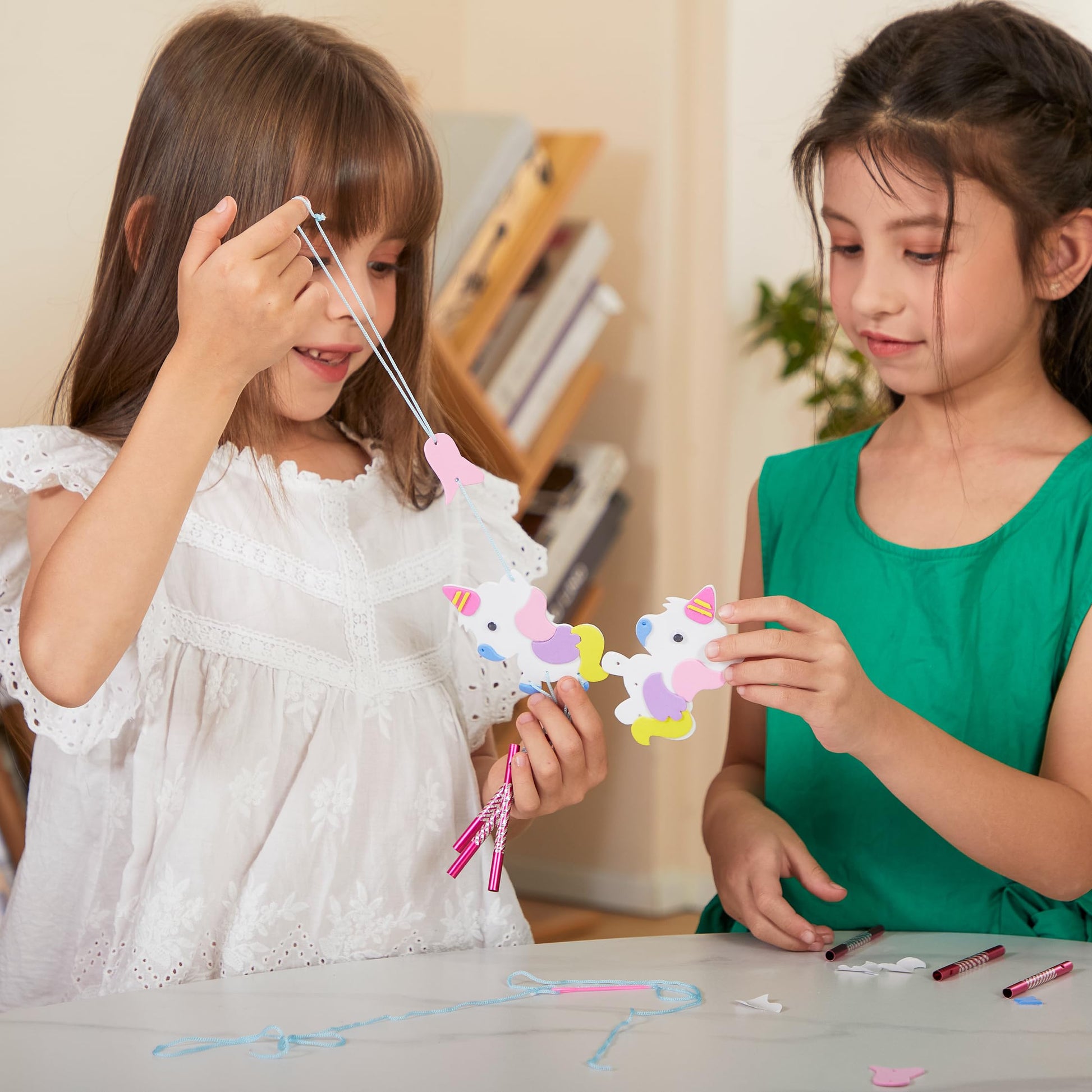 Unicorn Craft Kit for Girls - 10 Projects - Gifts for 5 Year Old Girl - Arts and Crafts for Kids 4-8 - Toys for Ages 5-7 - 4 5 6 7 8 Year Old Girl
