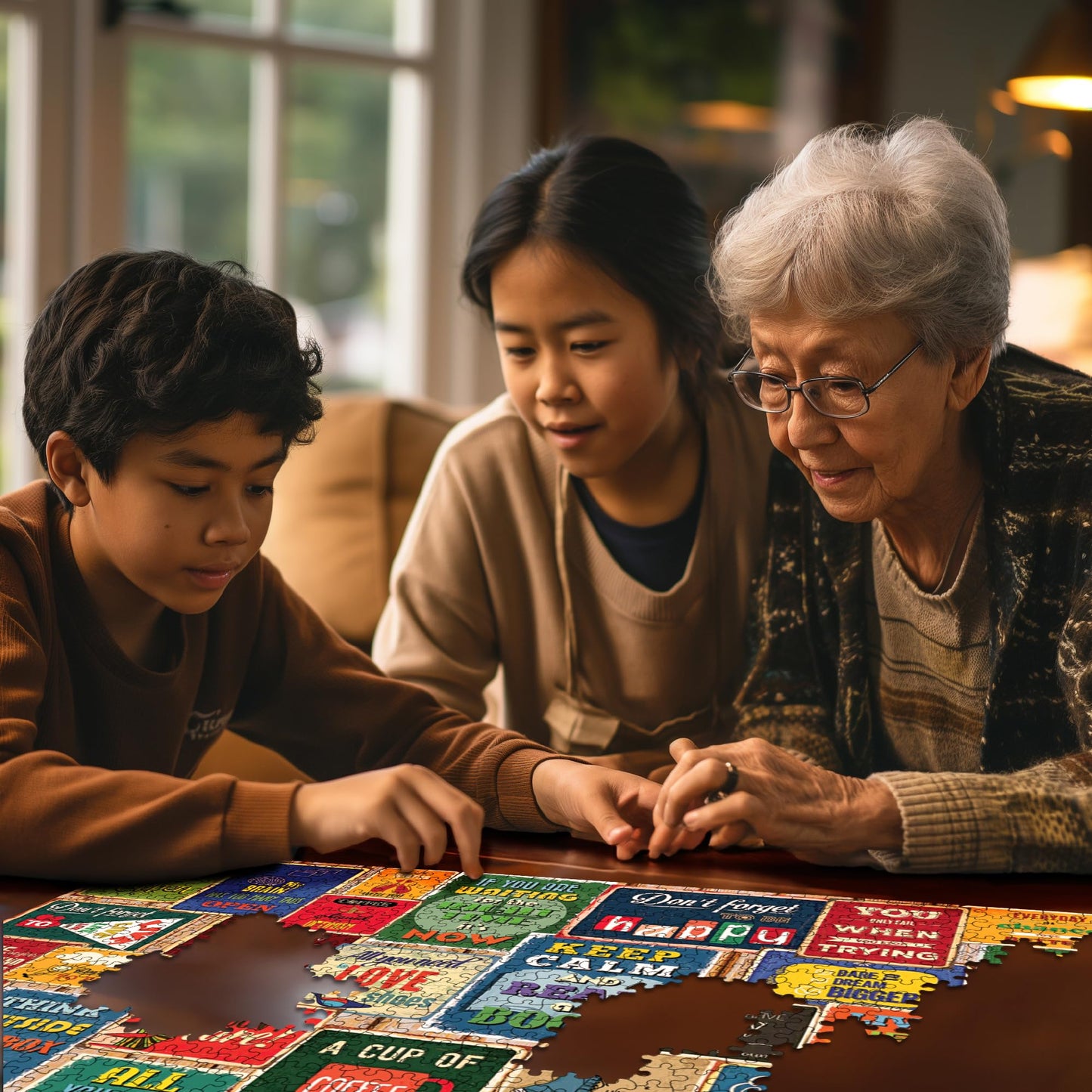 White Mountain 1000 Piece Jigsaw Puzzle, Words of Wisdom