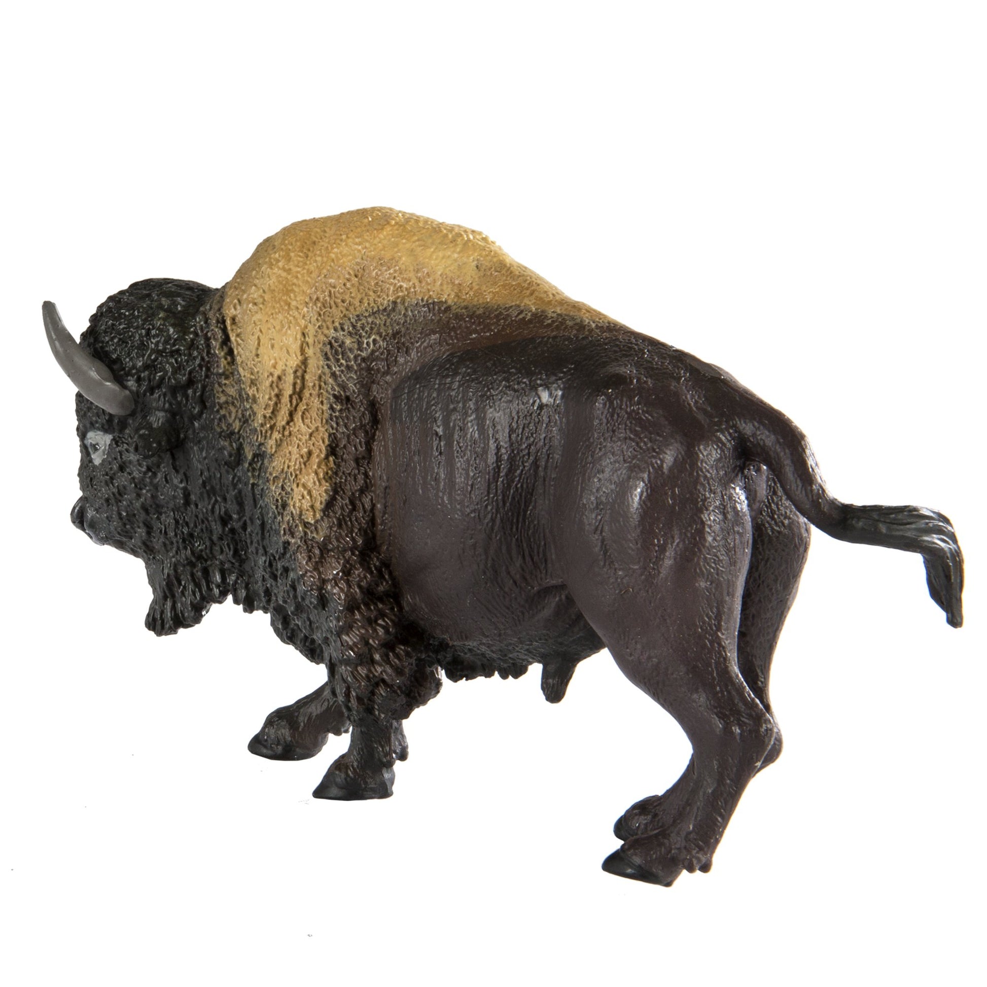 Safari Ltd Wild Safari North American Wildlife - Bison - Realistic Hand Painted Toy Figurine Model - Quality Construction From Safe and BPA Free