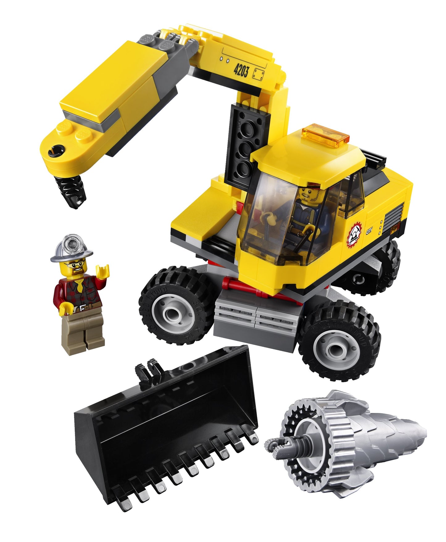 LEGO City 4203 Excavator Transport
