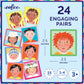 eeBoo: Memory and Matching Game- I Never Forget a Face- 24 Pairs, Develops Recognition, Concentration, Memory & Social Skills, Age 3+