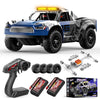 1:16 Scale RC Monster Truck, 2.4GHz Remote Control Fast RC Car 36km/h 4WD Off-Road Water-Resistant Electric Powered Vehicle with Dual Batteries, Drift