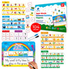104 PCS Sentence Building for Kids, Sentence Building Magnets Kit, Learn to Read, Speech Speak Spell Games, Kids Vocabulary Builder, Sentence Building