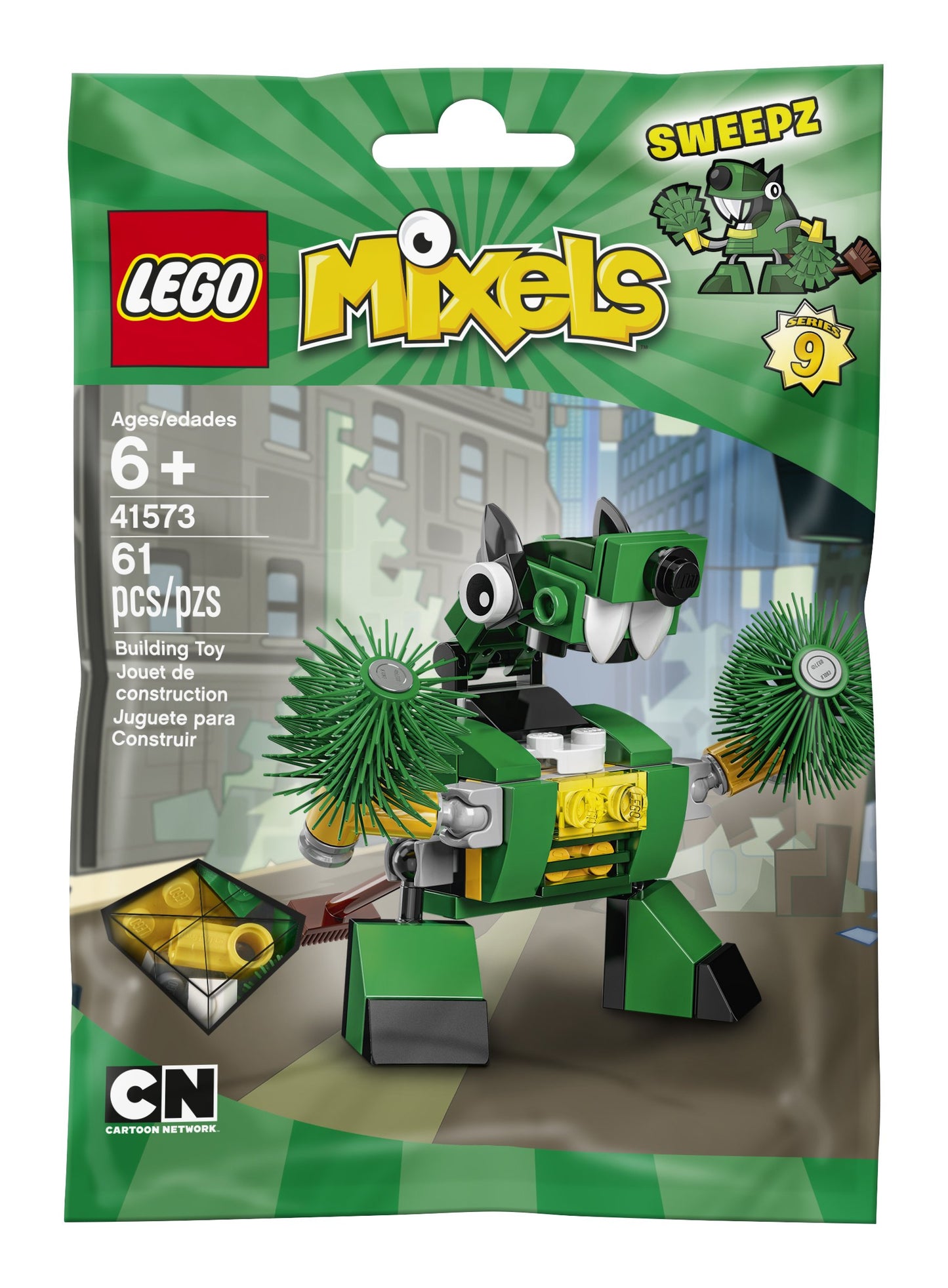 LEGO Mixels 41573 Sweepz Building Kit (61 Piece)